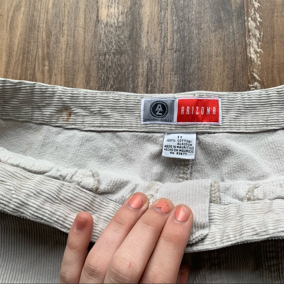 Arizona Corduroy flare jeans size 11 - Picture 6 of 9